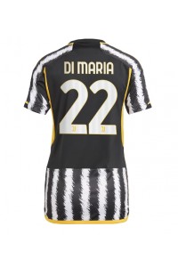 Juventus Angel Di Maria #22 Fotballdrakt Hjemme Klær Dame 2023-24 Korte ermer